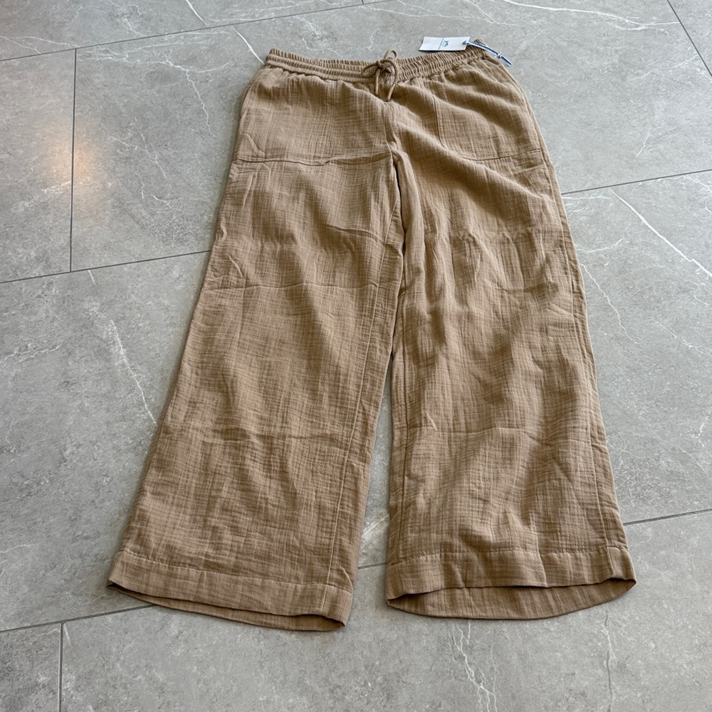 Southern Tide Tan Wide Leg Pants